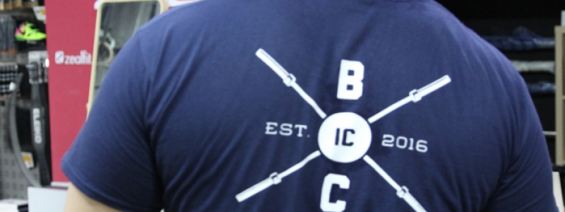 IC Barbell T-Shirt Navy Image